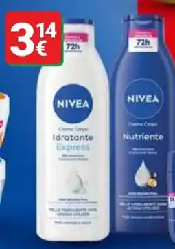 Supermercati Gulliver Nivea Crema Corpo Idratante Express offerta
