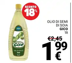 Supermercati Gulliver Olio di semi di soia Gico offerta