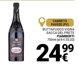 Supermercati Gulliver Buttafuoco vigna sacca del prete fiamberti offerta