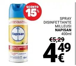 Supermercati Gulliver Spray disinfettante milleusi Napisan offerta