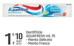 Famila Superstore Dentifricio AQUAFRESH offerta