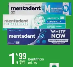 Famila Superstore Mentadent dentifricio offerta