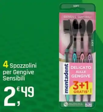 Mentadent Spazzolini per Gengive Sensibili