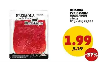 PENNY Black angus bresaola punta d'anca offerta
