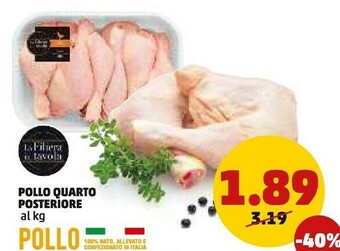PENNY Pollo quarto posterìore offerta