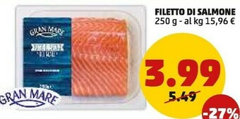 PENNY Filetto di salmone offerta