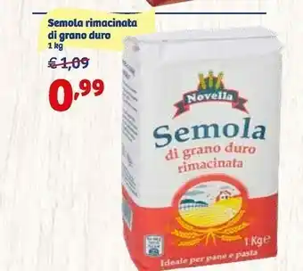 In'S Mercato Semola di grano duro rimacinata 1000 g(ml) offerta