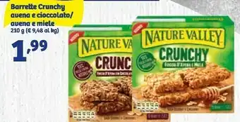 In'S Mercato Crunchy fiocchi d'avena e miele 210 g(ml) offerta