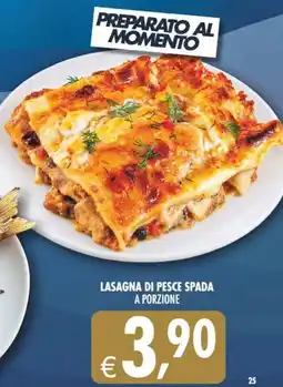 Deco Maxistore Lasagna di pesce spada offerta