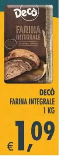 Deco Maxistore Decò farina integrale offerta