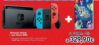Switch + just dance 2022