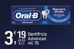 Famila Superstore Oral-B Dentifricio Advanced offerta