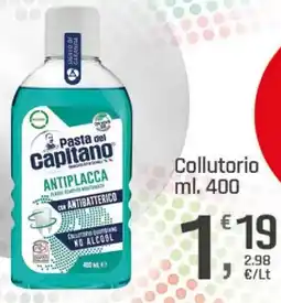 Famila Superstore Collutorio Pasta del Capitano Antiplacca offerta
