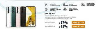 Unieuro Galaxy s22 offerta