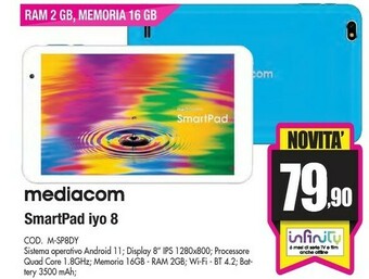 Wellcome Tablet offerta