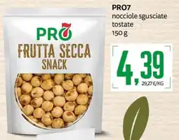 PRO7 Supermercati PRO7 nocciole sgusciate tostate offerta