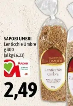 Madis Sapori Umbri Lenticchie Umbre offerta