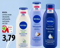 Madis Nivea crema corpo idratante, vellutante, nutriente offerta