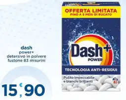 Bravo Casa Dash power+ detersivo in polvere fustone offerta