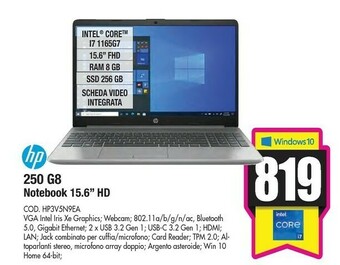 Wellcome Notebook offerta