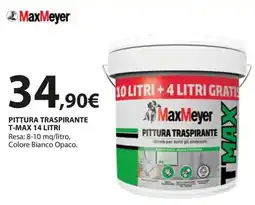 Kreo Brico e Casa MaxMeyer Pittura traspirante t-max offerta