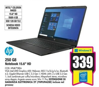 Wellcome Notebook offerta