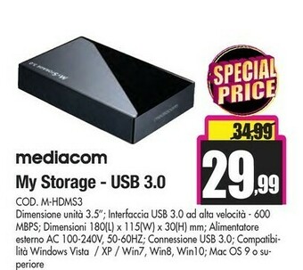 Wellcome Hard disk offerta