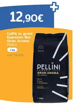 C+C Italmarket Caffè in grani Espresso Bar Gran Aroma Pellini offerta