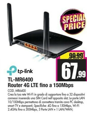 Wellcome Router wifi offerta