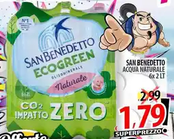 Il Genio Supermercato San Benedetto Acqua Naturale offerta