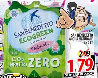 Il Genio Supermercato San Benedetto Acqua Naturale offerta