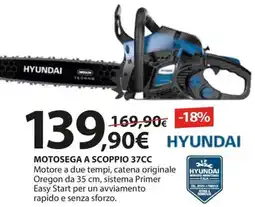 Kreo Brico e Casa Hyundai Motosega a scoppio 37CC offerta