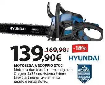 Hyundai Motosega a scoppio 37CC
