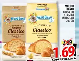 Il Genio Supermercato Mulino Bianco Cornetti Classici/Integrali offerta