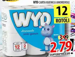 Il Genio Supermercato Wyd carta igienica amorevole offerta
