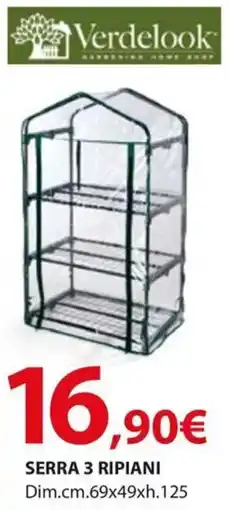 Kreo Brico e Casa Verdelook Serra 3 Ripiani offerta