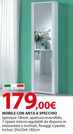 Kreo Brico e Casa Mobile con anta a specchio offerta