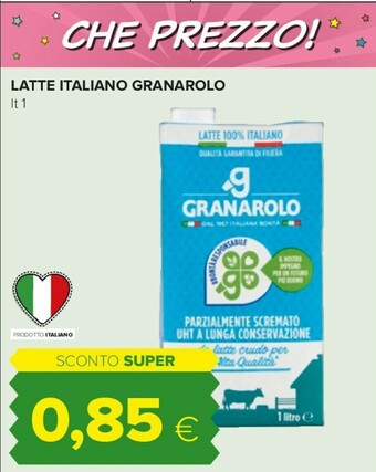 Tigre Latte offerta
