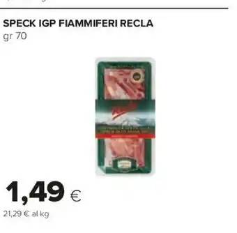 Tigre Speck offerta