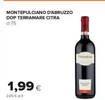 Tigre Montepulciano d'abruzzo offerta