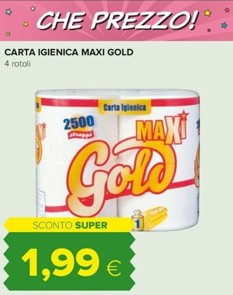 Tigre Carta igienica offerta
