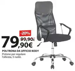 Kreo Brico e Casa Poltrona da ufficio Kody offerta