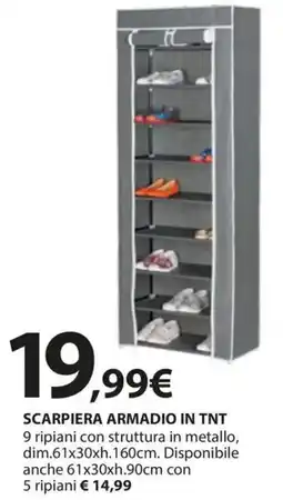 Kreo Brico e Casa Scarpiera armadio in tnt offerta