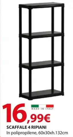 Kreo Brico e Casa Scaffale 4 ripiani offerta