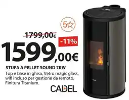 Kreo Brico e Casa Stufa a pellet Sound 7KW offerta