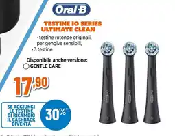 Expert Oral-B testine iO series ultimate clean offerta