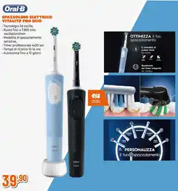 Expert Oral-B Spazzolino Elettrico Vitality Pro Duo offerta