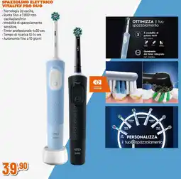 Expert Spazzolino elettrico Vitality Pro Duo Braun offerta