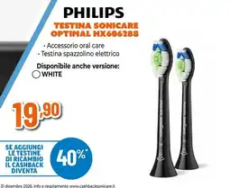 Expert Philips testina sonicare optimal offerta