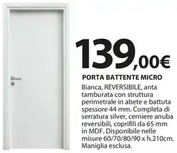 Kreo Brico e Casa Porta battente micro offerta